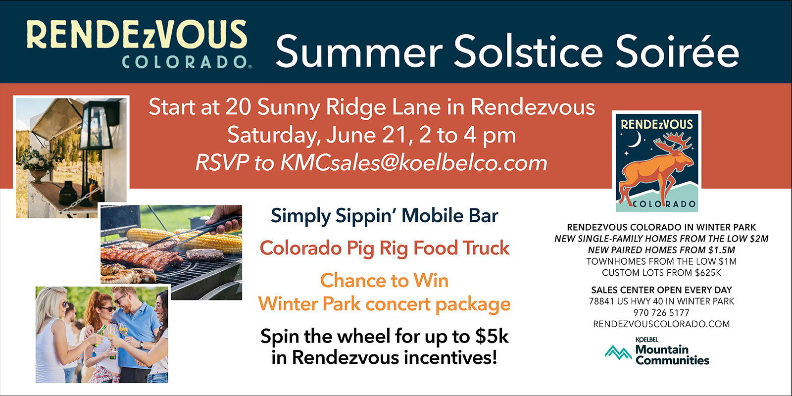 Summer Solstice Soirée at Rendezvous