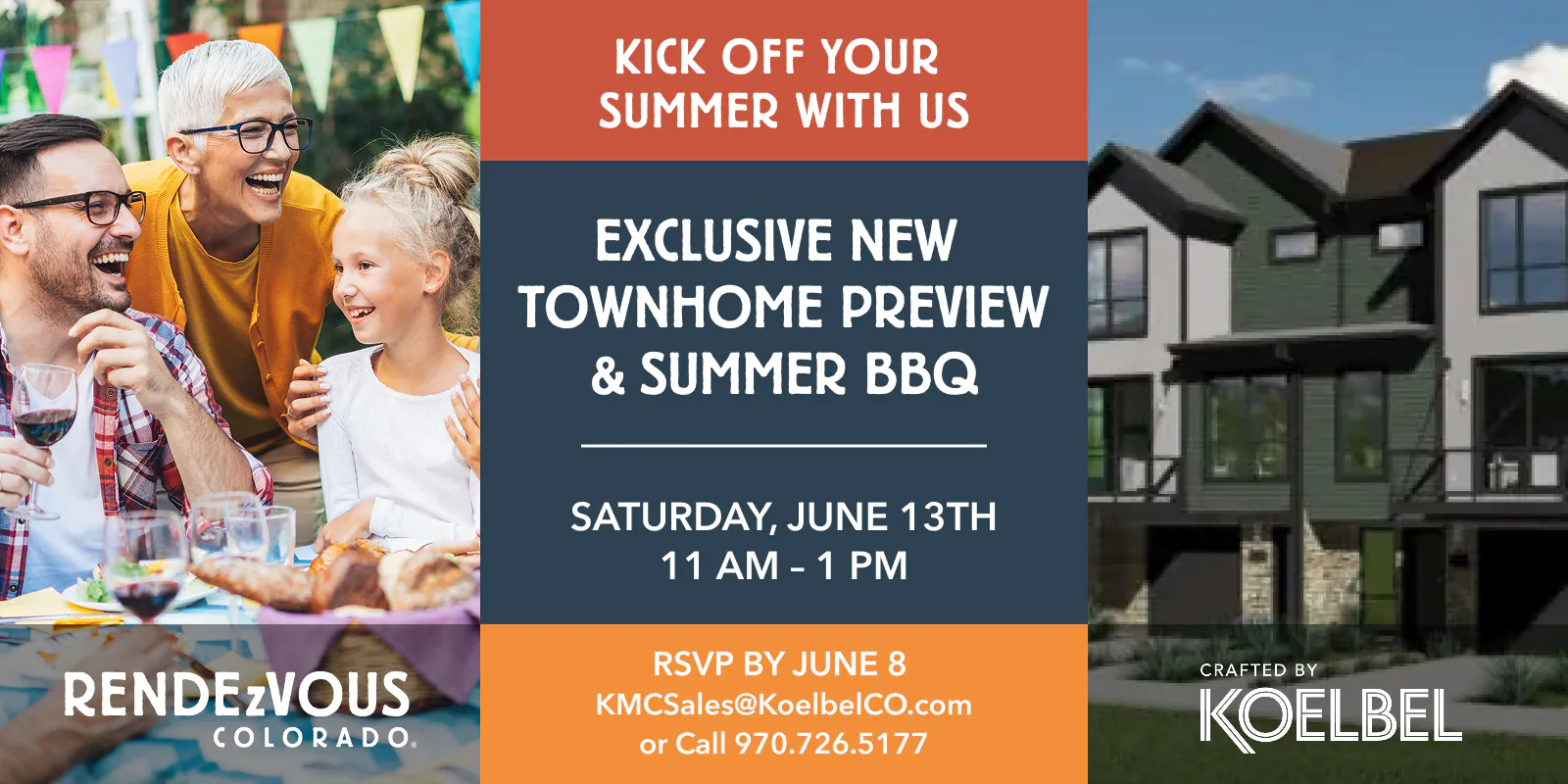 New Townhome Preview & Summer BBQ