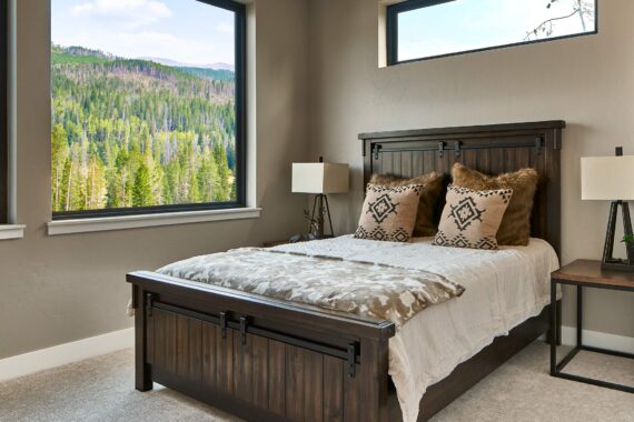 furnished bedroom model at Rendezvous Residences